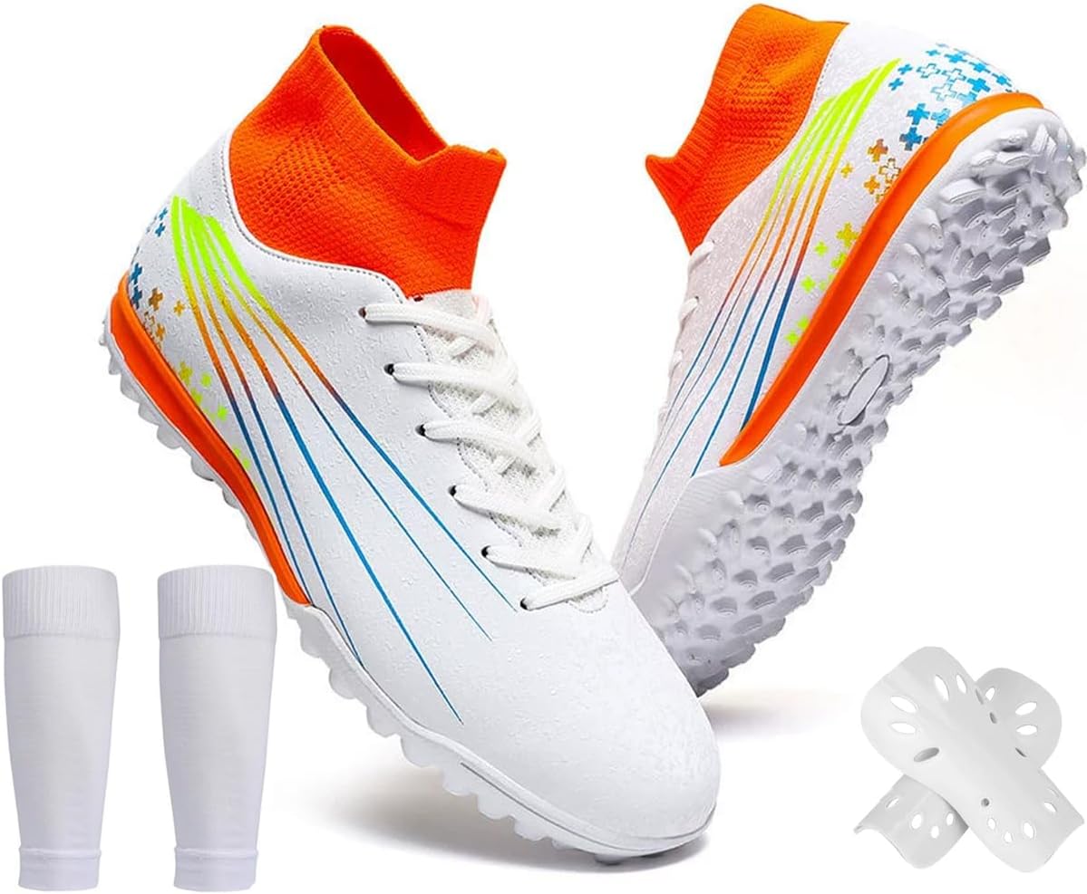 Футбольные бутсы унисекс для мужчин и женщин, высокие бутсы для тренировок на открытом воздухе и в помещении, легкие кроссовки для искусственного газона, спортивная обувь для взрослых и детей Spedify, Tf White Orange
Футбольные бутсы унисекс для мужчин и женщин, высокие бутсы для тренировок на открытом воздухе и в помещении, легкие кроссовки для искусственного газона, спортивная обувь для взрослых и детей Spedify, Tf White Orange