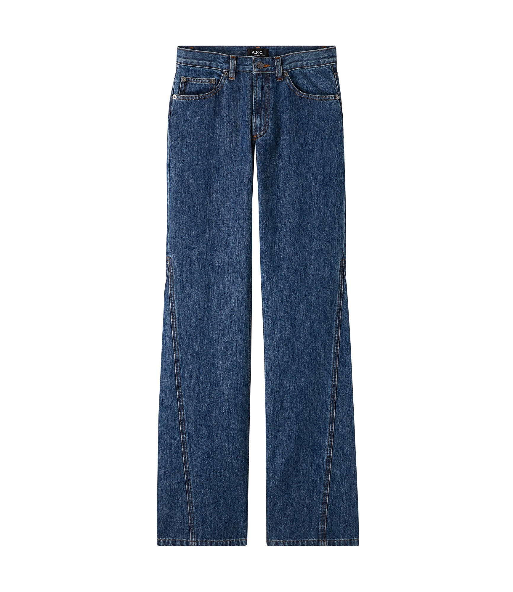 Джинсы Элле A.P.C., цвет stonewashed indigo
Джинсы Элле A.P.C., цвет stonewashed indigo