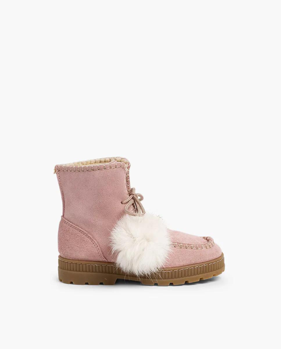Замшевые ботинки для девочек с помпонами Pisamonas, цвет Rosa
Замшевые ботинки для девочек с помпонами Pisamonas, цвет Rosa
