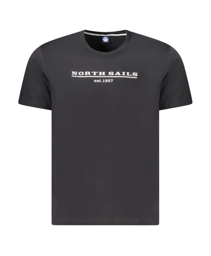Черная хлопковая футболка с графическим принтом North Sails, черный
Черная хлопковая футболка с графическим принтом North Sails, черный