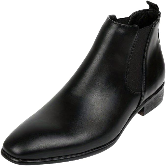 Мужские ботинки Santimon с тиснением под крокодила, ботинки Челси на низком каблуке для формального и повседневного стиля, удобные для офиса, свадьбы и вечернего выхода, черный
Мужские ботинки Santimon с тиснением под крокодила, ботинки Челси на низком каблуке для формального и повседневного стиля, удобные для офиса, свадьбы и вечернего выхода, черный