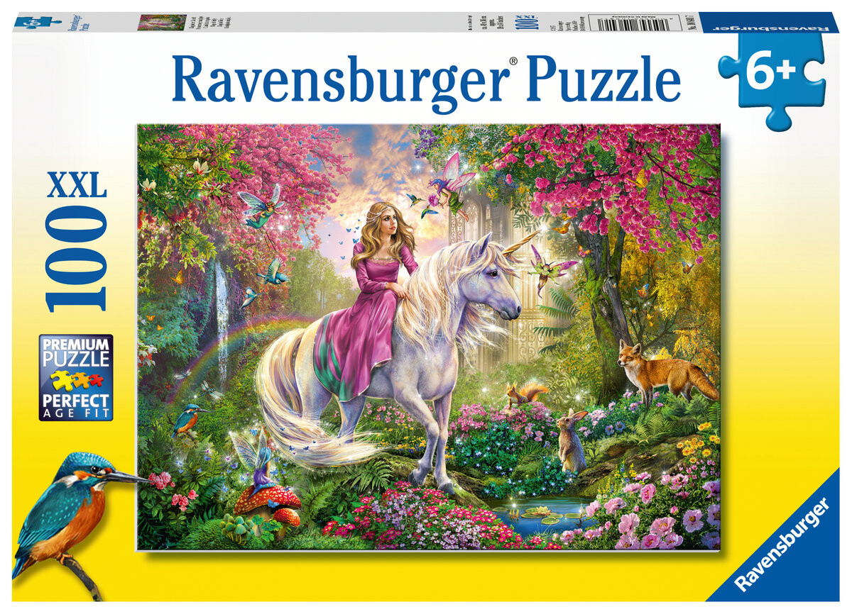 Пазл Ravensburger для детей XXL Magic ride, 100 шт.
Пазл Ravensburger для детей XXL Magic ride, 100 шт.