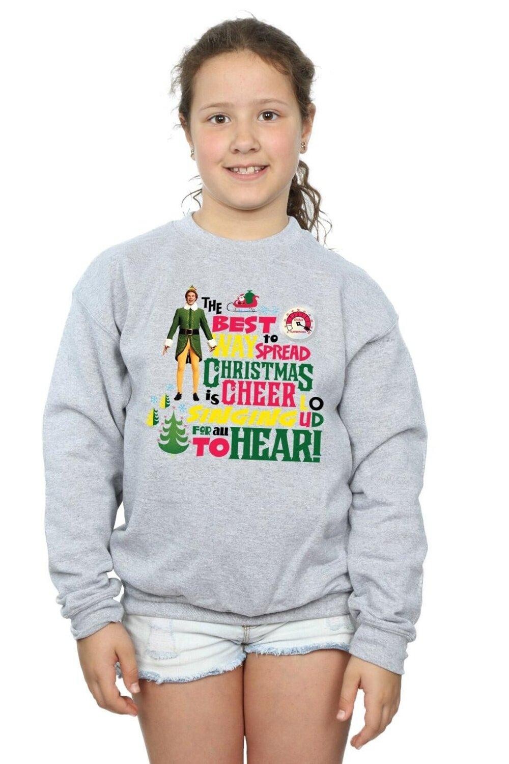 Толстовка с рождественским приветствием Elf, серый
Толстовка с рождественским приветствием Elf, серый