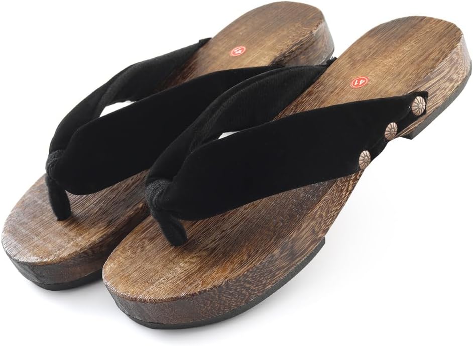 Деревянные клоги для женщин, сандалии гета, японские таби, шлепанцы-нимбы, мужские мюли, тапочки на платформе для подростков - удобные для ходьбы и стояния весь день, костюм гейши, косплей Geerta, черный
Деревянные клоги для женщин, сандалии гета, японские таби, шлепанцы-нимбы, мужские мюли, тапочки на платформе для подростков - удобные для ходьбы и стояния весь день, костюм гейши, косплей Geerta, черный