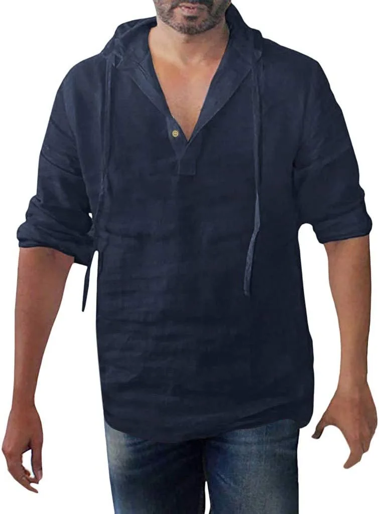 Мужская хлопковая льняная рубашка-поло с коротким рукавом QWENTMTNTY
Мужская хлопковая льняная рубашка-поло с коротким рукавом QWENTMTNTY