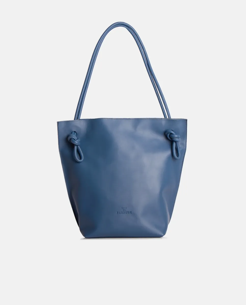 Сумка-шоппер из напы с минималистичным и изысканным дизайном Farrutx, индиго
Сумка-шоппер из напы с минималистичным и изысканным дизайном Farrutx, индиго