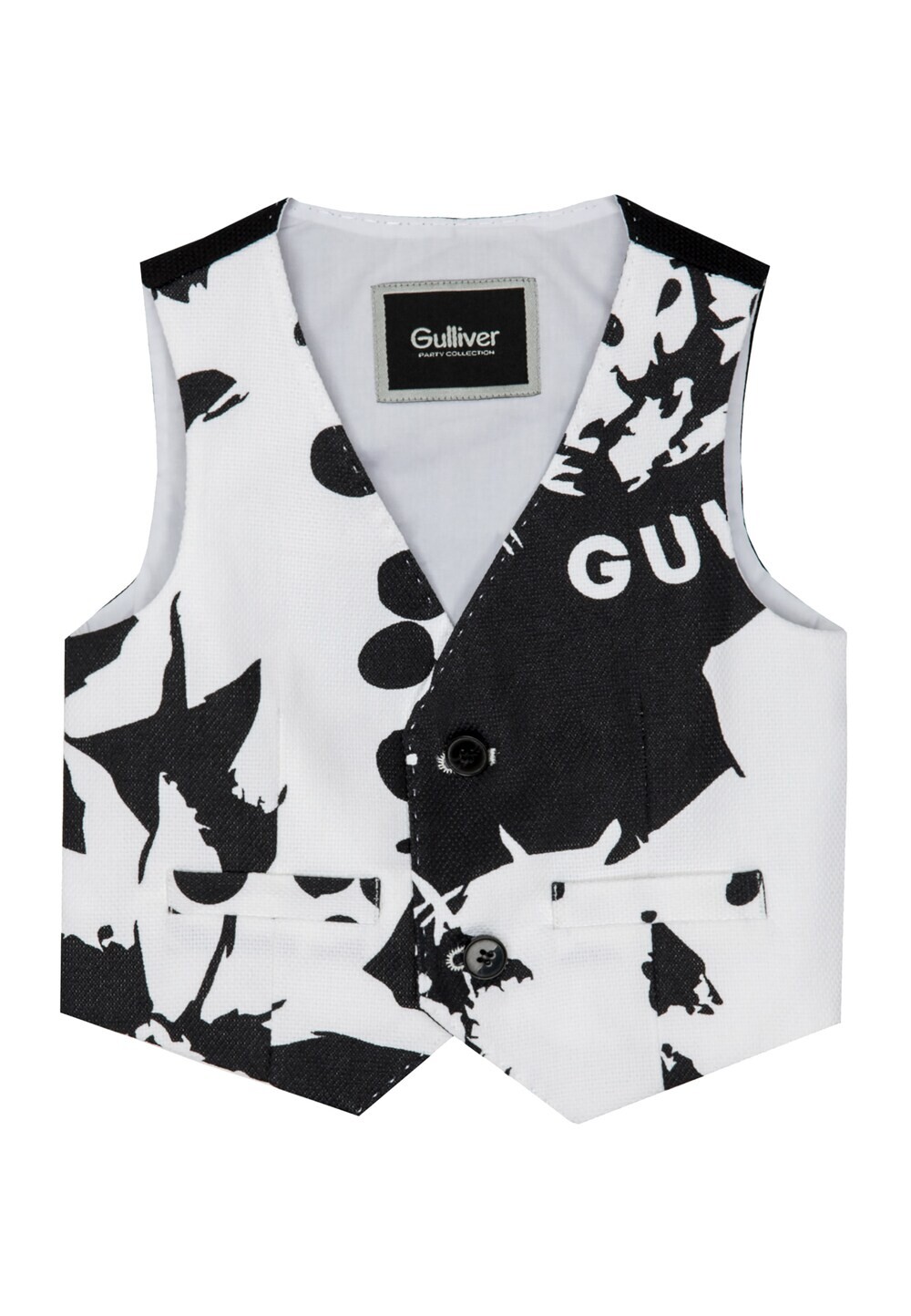 Жилет Gulliver, черно-белый
Жилет Gulliver, черно-белый