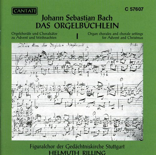 CD диск Bach / Figural Choir / Rilling: Organ Book 1-Advent & Christmas
CD диск Bach / Figural Choir / Rilling: Organ Book 1-Advent & Christmas