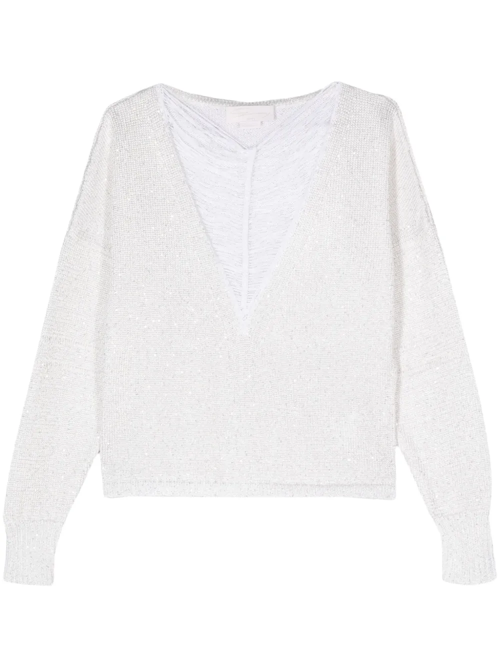 Джемпер с пайетками Genny, белый
Джемпер с пайетками Genny, белый