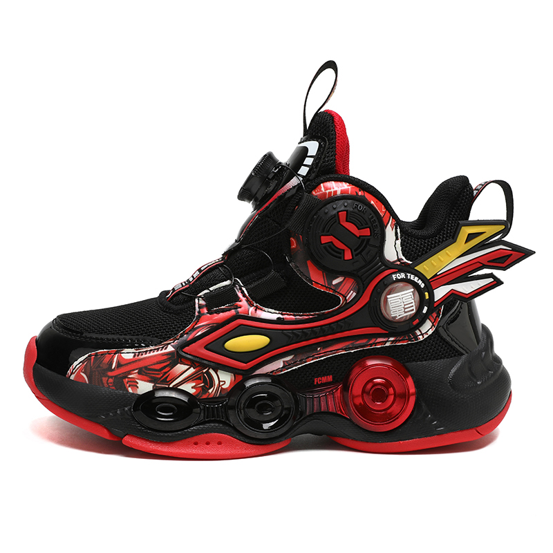 Детская повседневная обувь для детей FCMM, черный/красный 
Детская повседневная обувь для детей FCMM, черный/красный