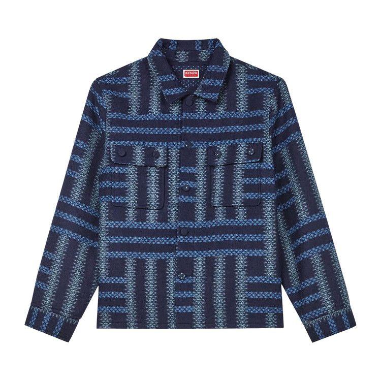 Рубашка Kenzo Weave Overshirt, Midnight Blue
Рубашка Kenzo Weave Overshirt, Midnight Blue