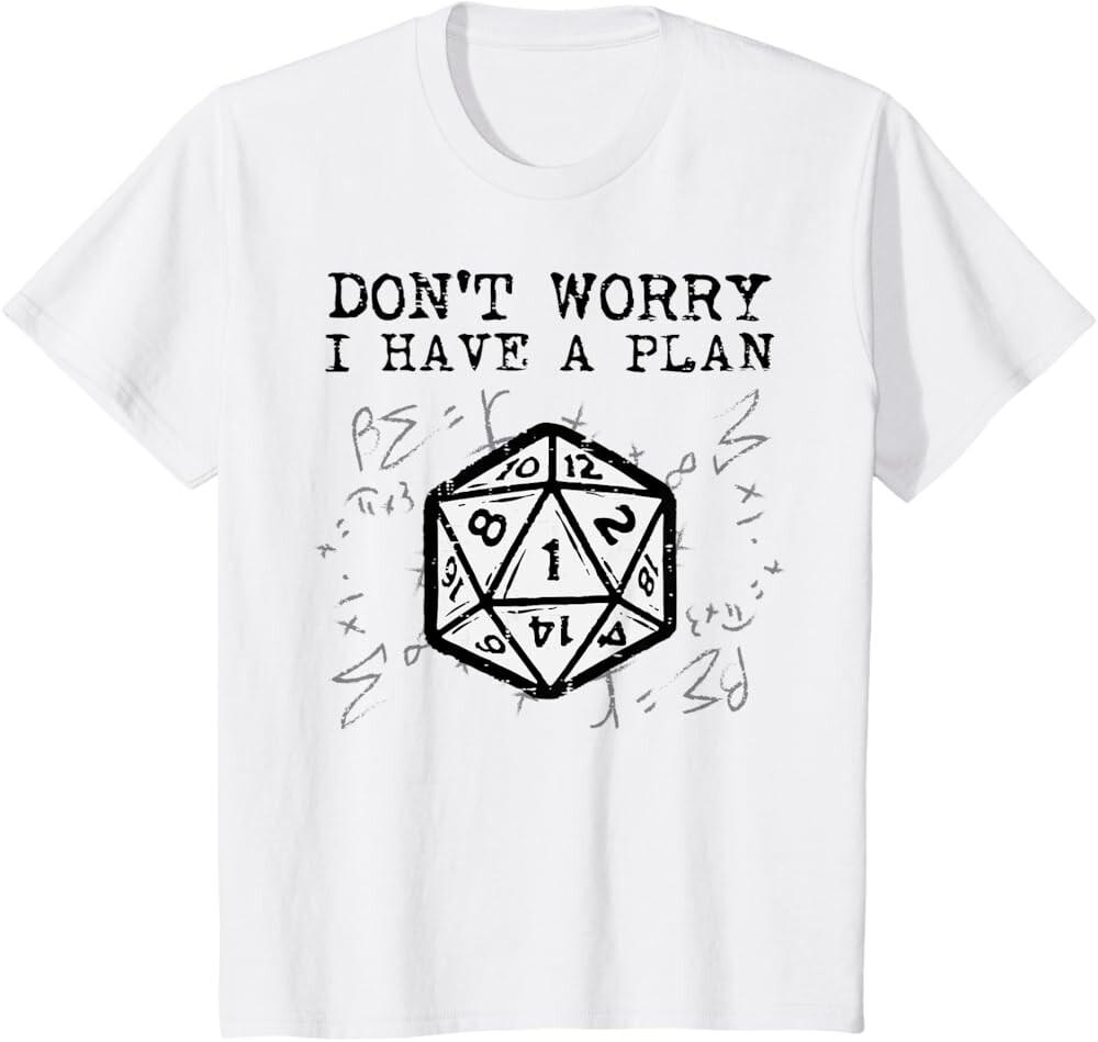 Детская футболка RPG Gamer Dont Worry I Have Plan, белый
Детская футболка RPG Gamer Dont Worry I Have Plan, белый