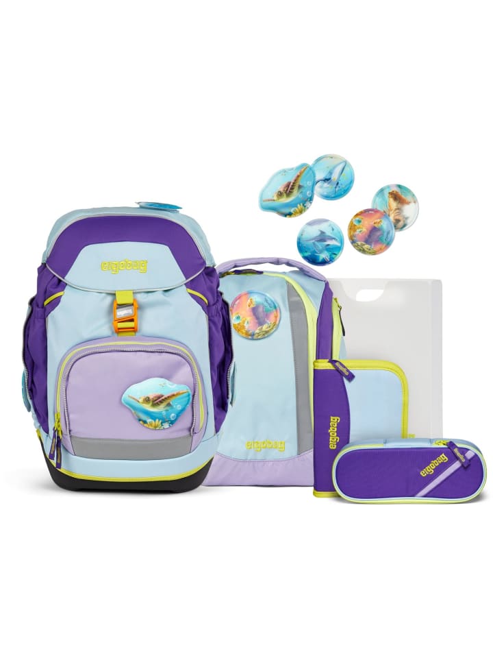 Ergobag Набор из 6 школьных рюкзаков "Природный исследователь", "Ныряющий медведь", синий
Ergobag Набор из 6 школьных рюкзаков "Природный исследователь", "Ныряющий медведь", синий