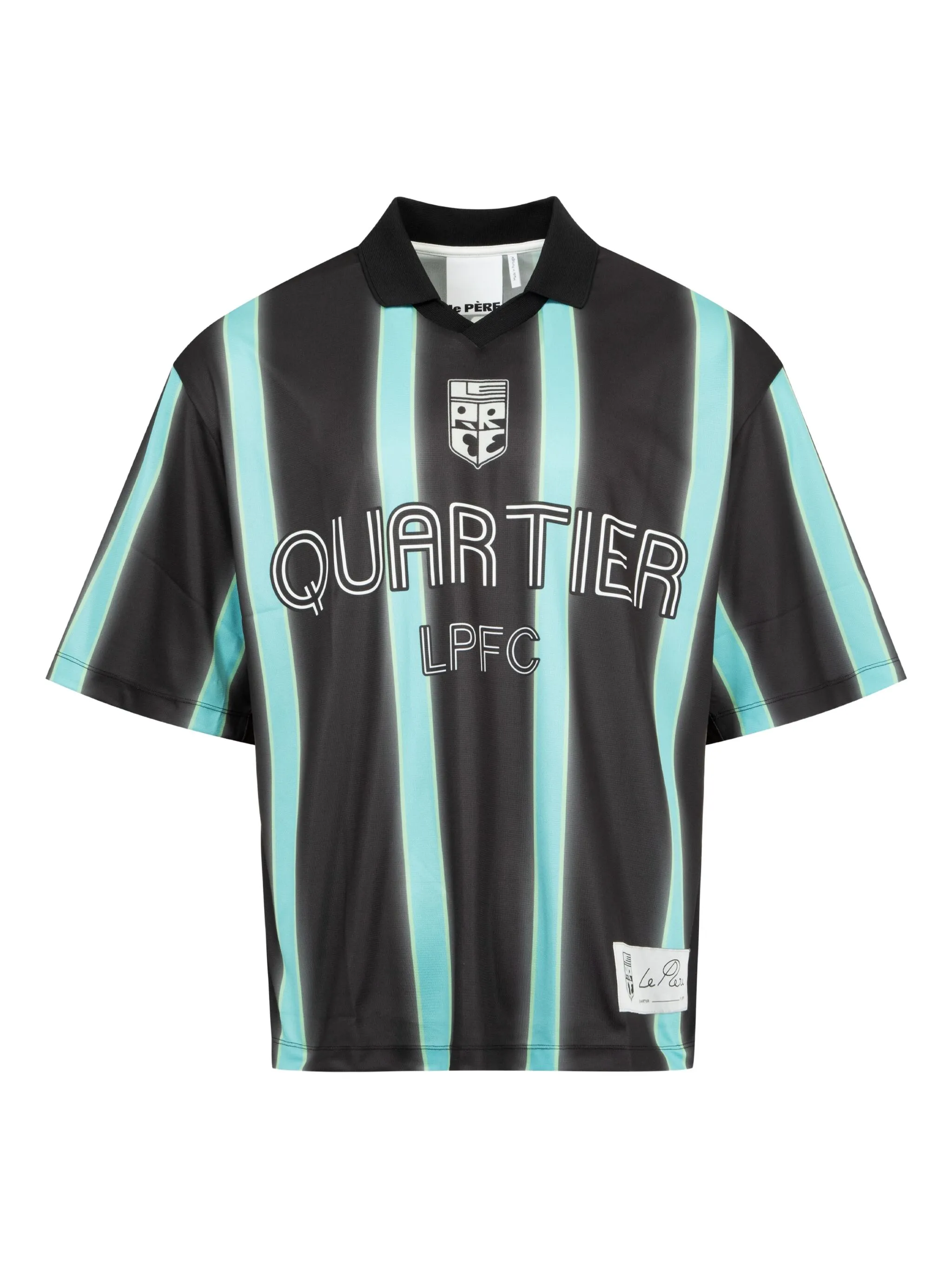 Полосатая спортивная футболка Le Pere, черный
Полосатая спортивная футболка Le Pere, черный