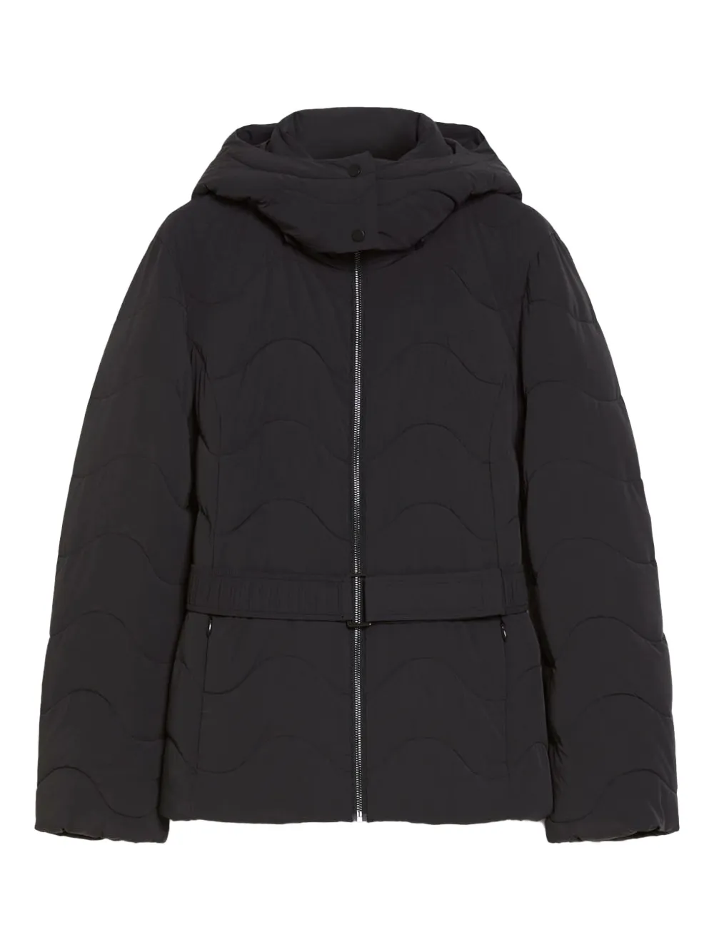 Стеганая куртка с капюшоном Pennyblack, черный 
Стеганая куртка с капюшоном Pennyblack, черный