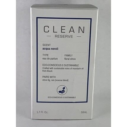 Женская парфюмерная вода Clean Reserve Collection Acqua Neroli Eau de Parfum for Women 50ml
Женская парфюмерная вода Clean Reserve Collection Acqua Neroli Eau de Parfum for Women 50ml