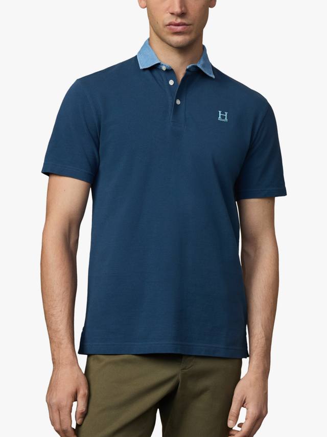 Хлопковая поло Regular Fit из пике с эффектом стирки Hackett London, Dark Denim Blue
Хлопковая поло Regular Fit из пике с эффектом стирки Hackett London, Dark Denim Blue