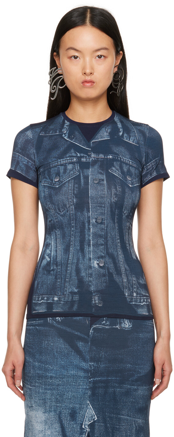 Синяя футболка Trompe Lil Темно-синяя Jean Paul Gaultier, Синий, Синяя футболка Trompe Lil Темно-синяя Jean Paul Gaultier
Синяя футболка Trompe Lil Темно-синяя Jean Paul Gaultier, Синий, Синяя футболка Trompe Lil Темно-синяя Jean Paul Gaultier