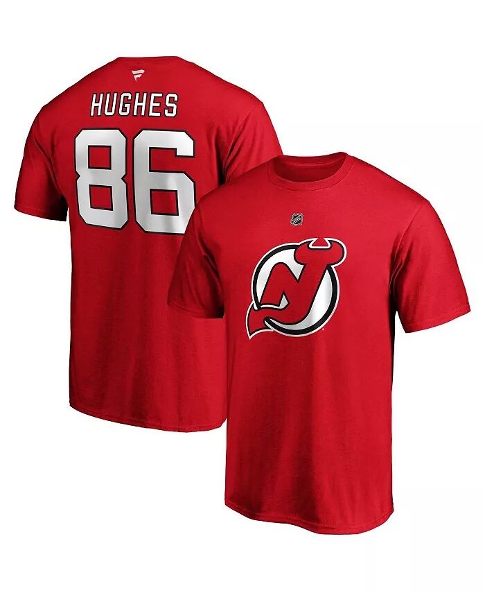 Мужская футболка Jack Hughes Red New Jersey Devils Big and Tall с именем и номером Fanatics
Мужская футболка Jack Hughes Red New Jersey Devils Big and Tall с именем и номером Fanatics
