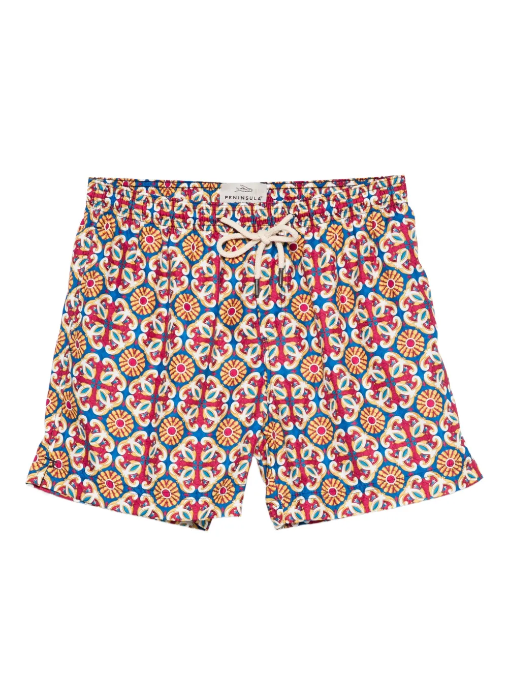 Плавки-шорты с геометричным узором PENINSULA SWIMWEAR, синий
Плавки-шорты с геометричным узором PENINSULA SWIMWEAR, синий