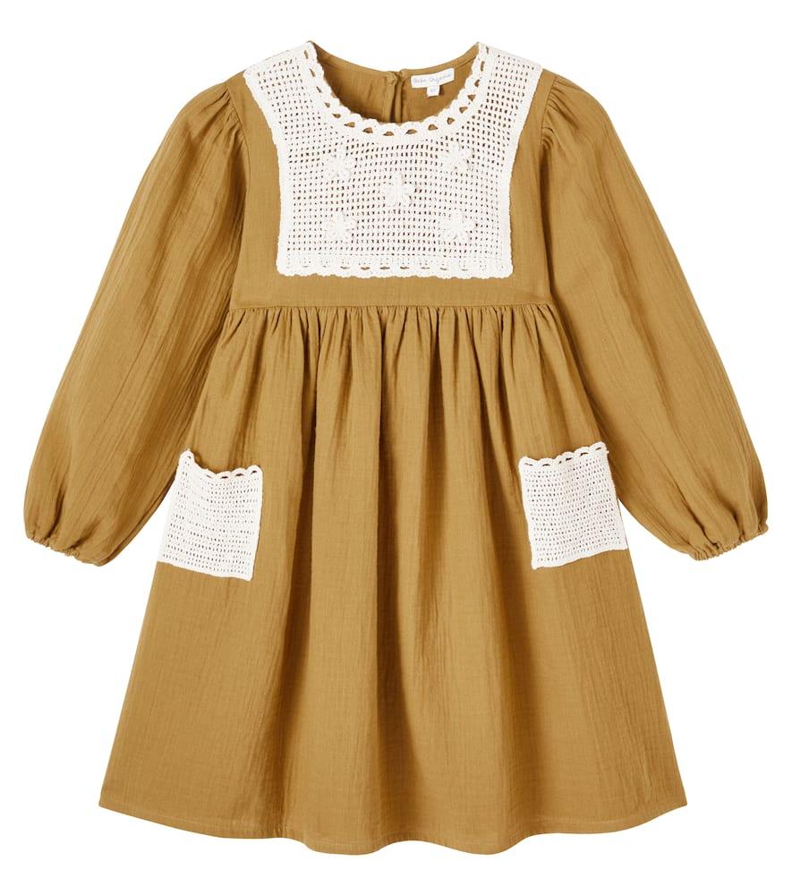 Платье Myla из хлопка с отделкой в технике вязания крючком Bebe Organic, Mustard Aw25
Платье Myla из хлопка с отделкой в технике вязания крючком Bebe Organic, Mustard Aw25