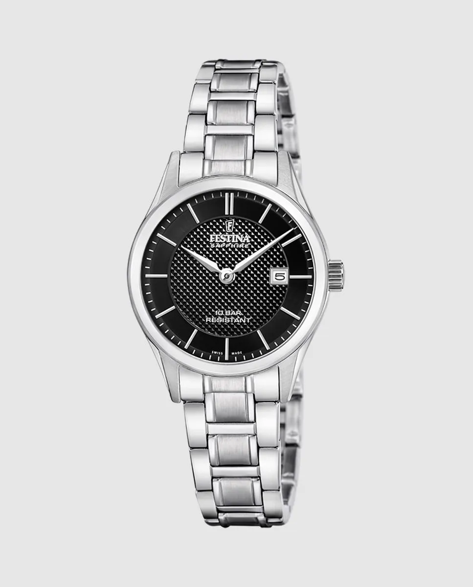 Женские часы F20068/6 Swiss Made Steel Classic серебристо-стальной корпус Festina, серебряный
Женские часы F20068/6 Swiss Made Steel Classic серебристо-стальной корпус Festina, серебряный