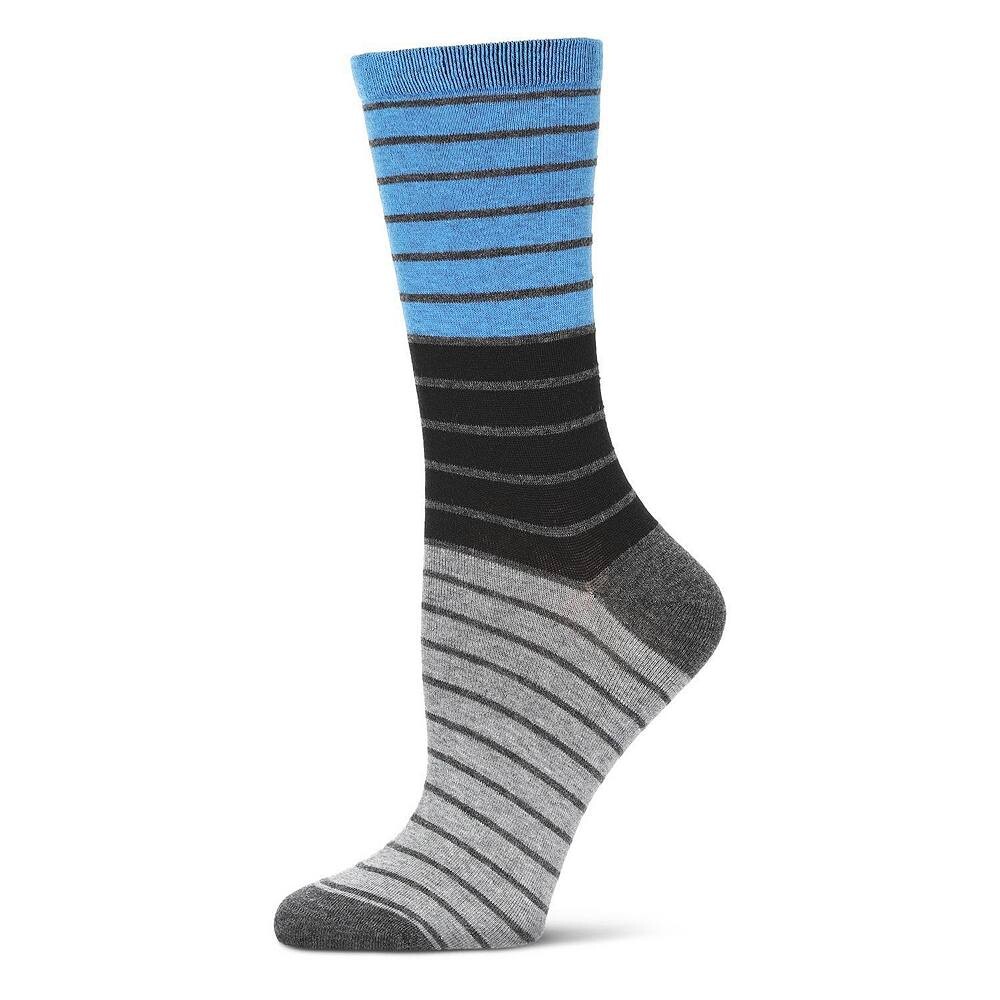 Носки для экипажа из смесовой шерсти с затененными полосками MeMoi, цвет Royal Blue
Носки для экипажа из смесовой шерсти с затененными полосками MeMoi, цвет Royal Blue