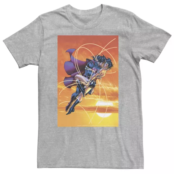 Футболка с постером «Поцелуй» от Big & Tall из комиксов DC Superman & Lois Lane Licensed Character, серый
Футболка с постером «Поцелуй» от Big & Tall из комиксов DC Superman & Lois Lane Licensed Character, серый