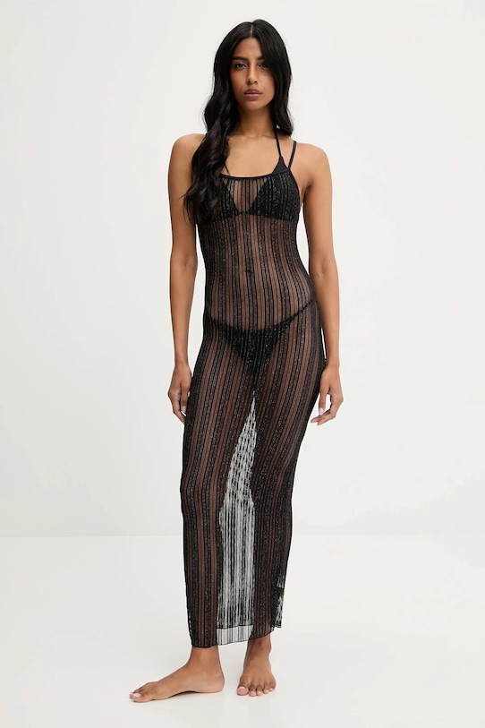 Двухкомпонентный купальник и пляжное платье Answear.Lab, черный 
Двухкомпонентный купальник и пляжное платье Answear.Lab, черный