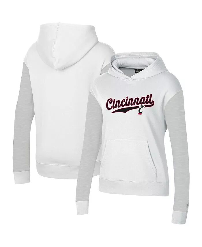 Женская белая толстовка с капюшоном Cincinnati Bearcats All Day Under Armour
Женская белая толстовка с капюшоном Cincinnati Bearcats All Day Under Armour