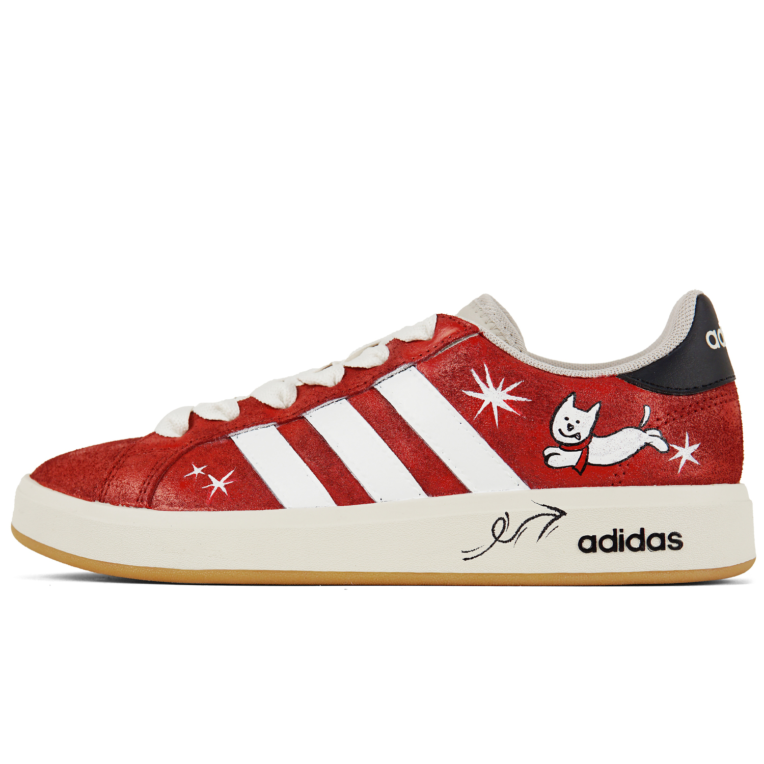 Adidas Grand Court Base 00s Puppy Planet Abrasion Resistant Low top Skateboard Shoes Men's Red
Adidas Grand Court Base 00s Puppy Planet Abrasion Resistant Low top Skateboard Shoes Men's Red