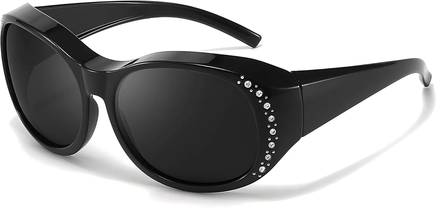 Поляризованные солнцезащитные очки Myiaur для женщин и мужчин, с защитой от УФ-излучения UV400 и антибликовым покрытием для вождения, A01 Black/Grey Lens
Поляризованные солнцезащитные очки Myiaur для женщин и мужчин, с защитой от УФ-излучения UV400 и антибликовым покрытием для вождения, A01 Black/Grey Lens