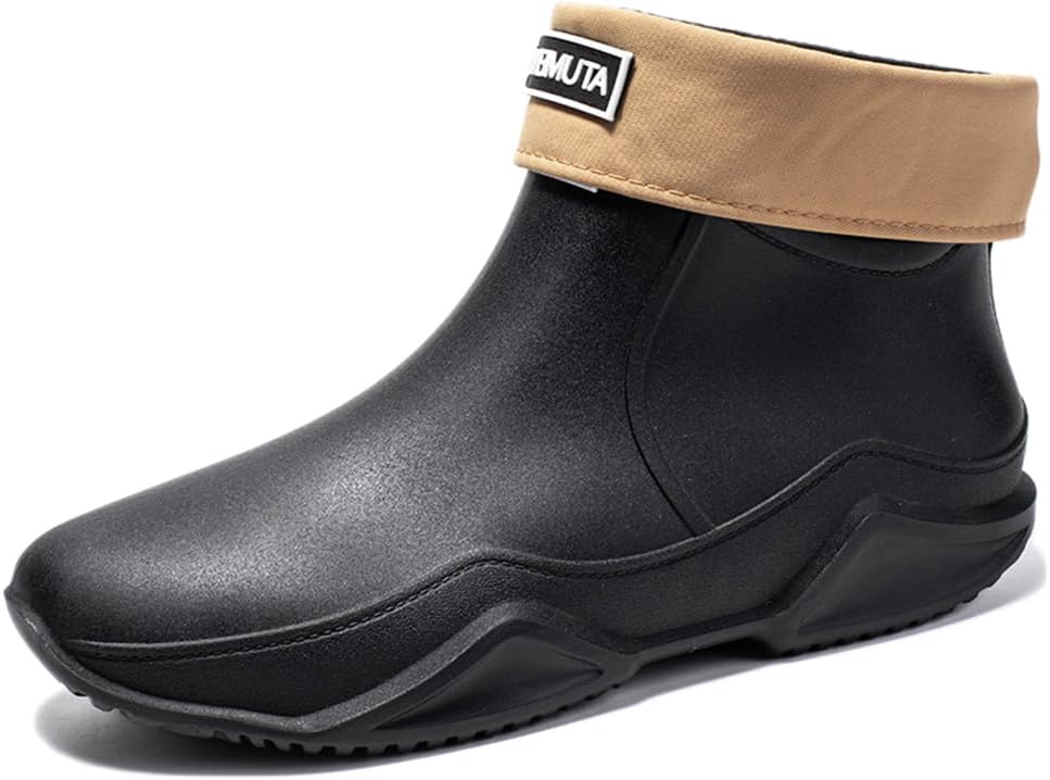 Женские и мужские дождевые ботинки Rojeam, водонепроницаемые резиновые ботинки Челси, для прогулок на улице, водные ботинки, ботильоны, черный
Женские и мужские дождевые ботинки Rojeam, водонепроницаемые резиновые ботинки Челси, для прогулок на улице, водные ботинки, ботильоны, черный