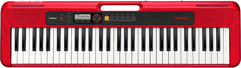 Casio Casiotone CT-S200 61-клавишная портативная цифровая клавиатура - красный CT-S200RD 
Casio Casiotone CT-S200 61-клавишная портативная цифровая клавиатура - красный CT-S200RD