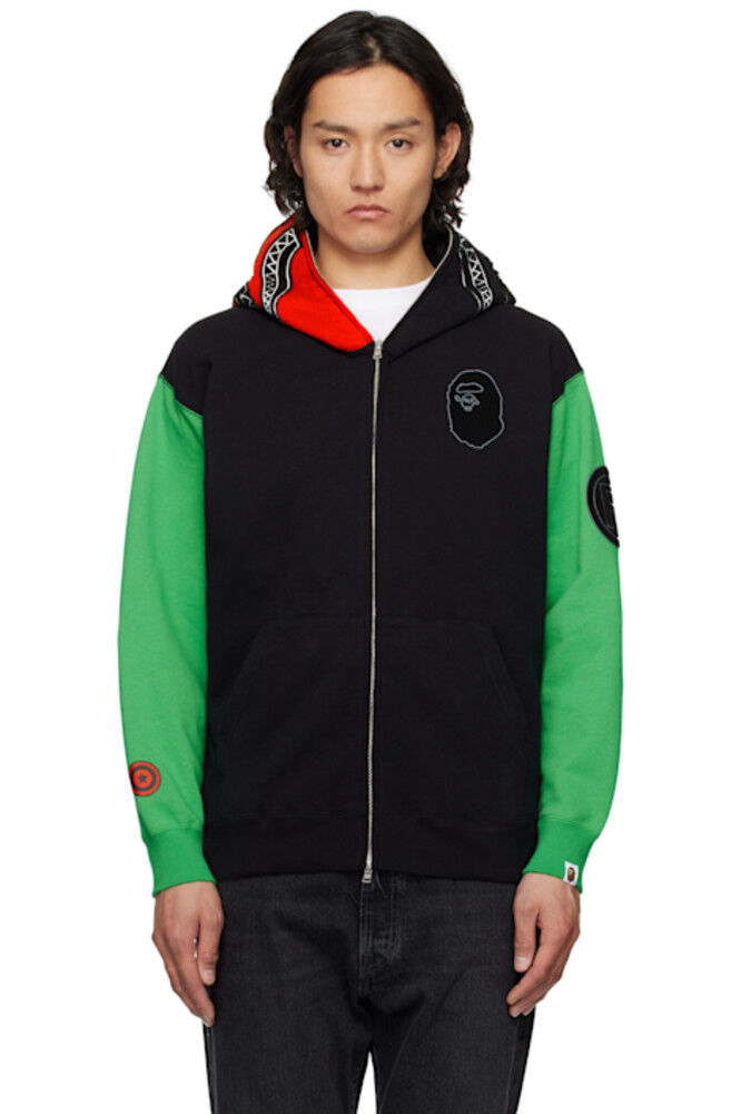 Черно-зеленая толстовка с капюшоном Shark Full Zip с принтом акулы из Объединенных Арабских Эмиратов BAPE
Черно-зеленая толстовка с капюшоном Shark Full Zip с принтом акулы из Объединенных Арабских Эмиратов BAPE