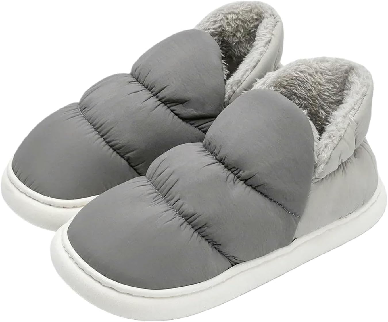 Домашние тапочки для мужчин и женщин, зимние теплые, повседневные с нескользящей подошвой, толстые, для дома Uebherv, серый
Домашние тапочки для мужчин и женщин, зимние теплые, повседневные с нескользящей подошвой, толстые, для дома Uebherv, серый