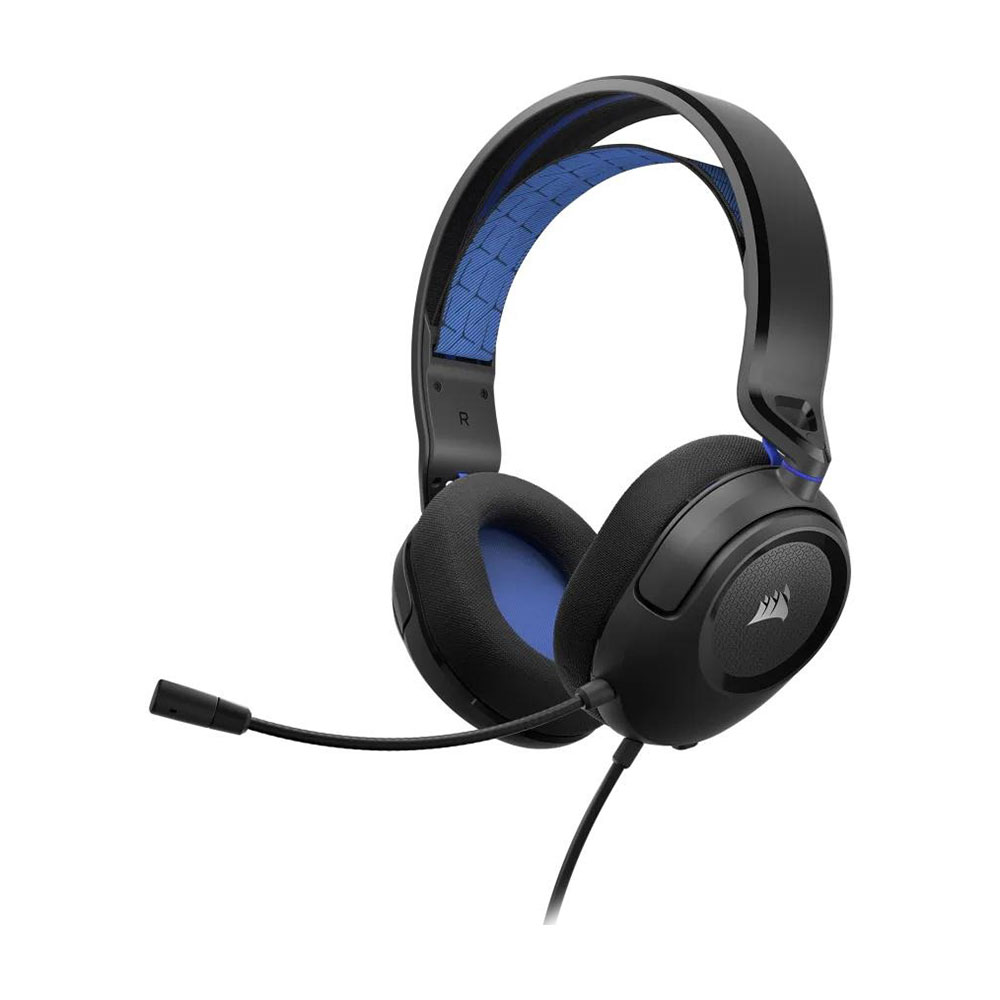 Гарнитура игровая Corsair HS35 v2, чёрный/синий
Гарнитура игровая Corsair HS35 v2, чёрный/синий