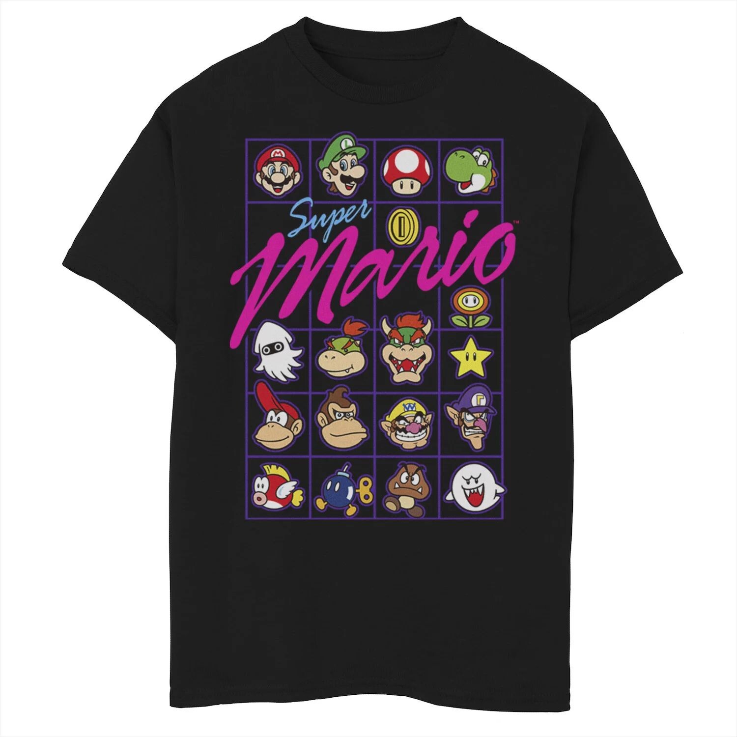 Неоновая футболка в стиле ретро с вставками Super Mario Bros для мальчиков 8–20 лет Licensed Character, черный
Неоновая футболка в стиле ретро с вставками Super Mario Bros для мальчиков 8–20 лет Licensed Character, черный