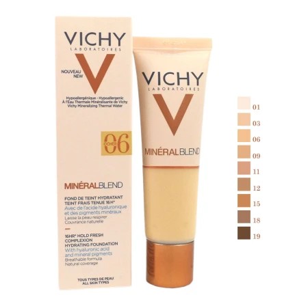 Увлажняющий тональный крем Vichy Minéralblend, 06 Ocher, 210г
Увлажняющий тональный крем Vichy Minéralblend, 06 Ocher, 210г