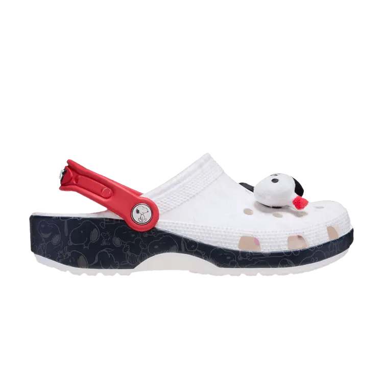 Кроссовки Crocs Peanuts x Classic Clog 'Snoopy', белый 
Кроссовки Crocs Peanuts x Classic Clog 'Snoopy', белый