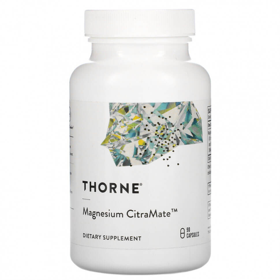 Цитрамат магния Thorne Research Magnesium CitraMate , 90 капсул
Цитрамат магния Thorne Research Magnesium CitraMate , 90 капсул