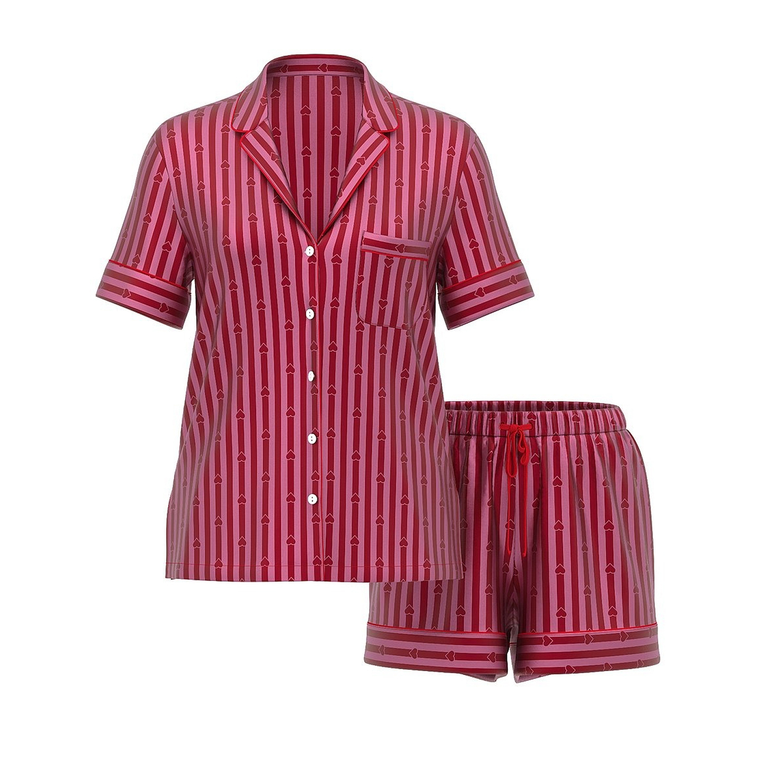 Пижама Victoria's Secret Signature Satin Short, розовый/ярко-розовый
Пижама Victoria's Secret Signature Satin Short, розовый/ярко-розовый