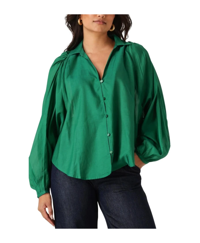 Зеленая блузка Lena Meadow Pom Amsterdam, зеленый
Зеленая блузка Lena Meadow Pom Amsterdam, зеленый
