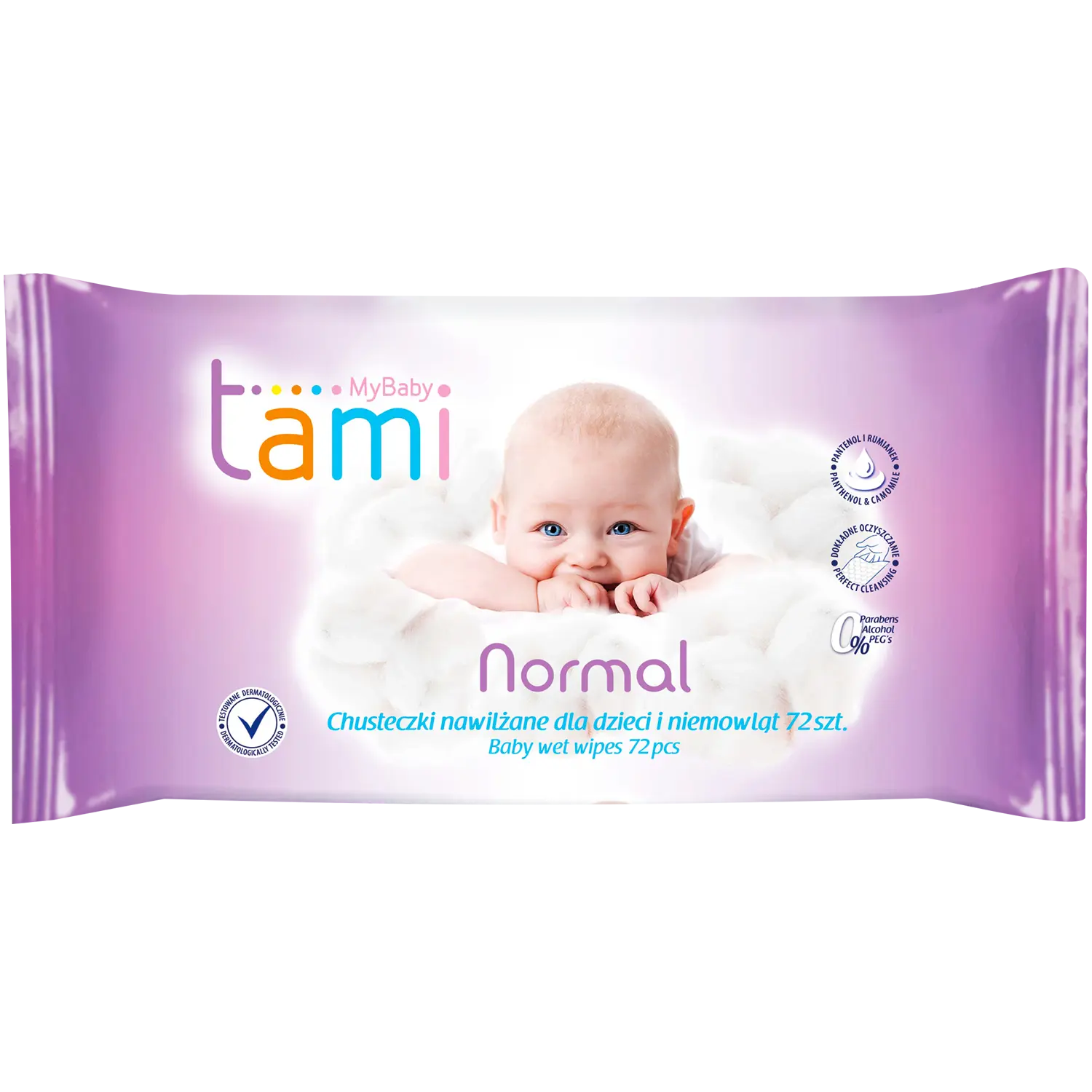 Tami My Baby влажные салфетки детские, 72 шт/уп.
Tami My Baby влажные салфетки детские, 72 шт/уп.