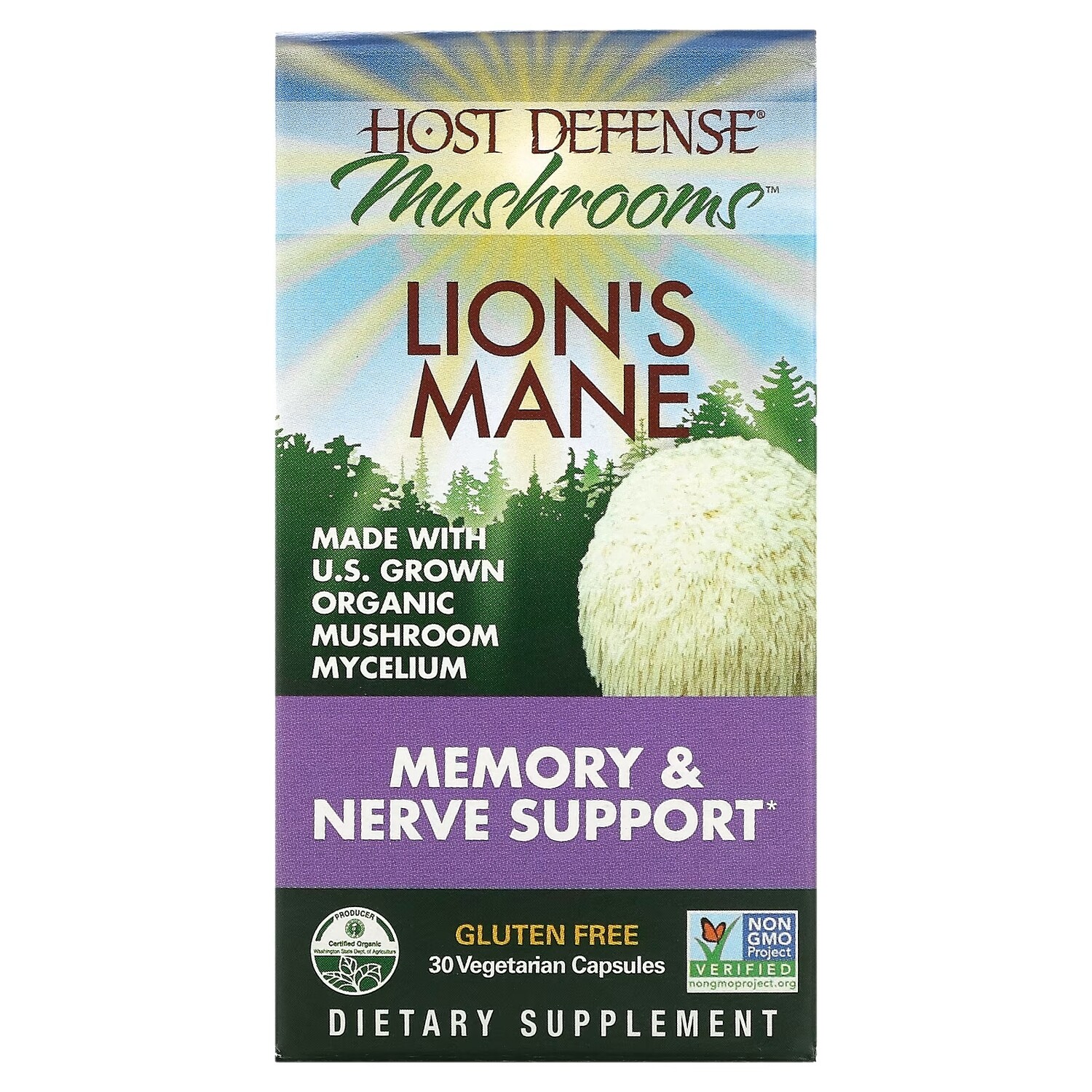 Ежовик гребенчатый для поддержки памяти и нервной системы Fungi Perfecti, 30 растительных капсул
Ежовик гребенчатый для поддержки памяти и нервной системы Fungi Perfecti, 30 растительных капсул