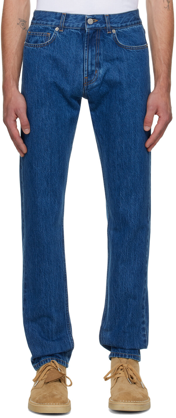 Узкие джинсы цвета индиго Norse Projects
Узкие джинсы цвета индиго Norse Projects