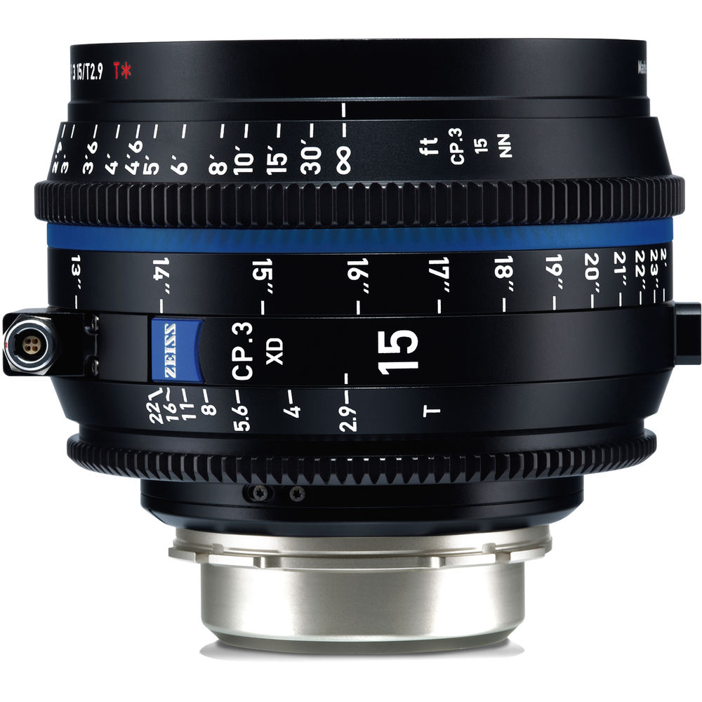 Компактный фиксированный объектив ZEISS CP.3 XD 15 мм T2.9 (крепление PL, ножки) 
Компактный фиксированный объектив ZEISS CP.3 XD 15 мм T2.9 (крепление PL, ножки)