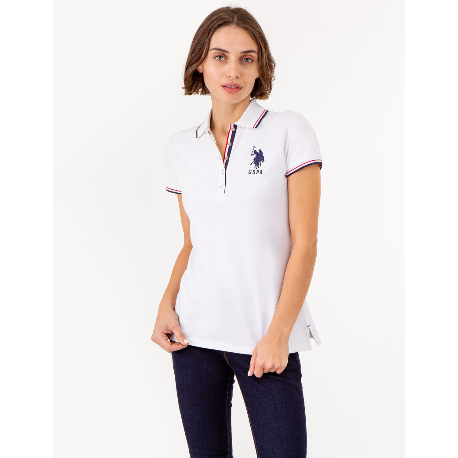 Футболка-поло U.S. Polo Assn. Signature Stripe Placket, белый
Футболка-поло U.S. Polo Assn. Signature Stripe Placket, белый
