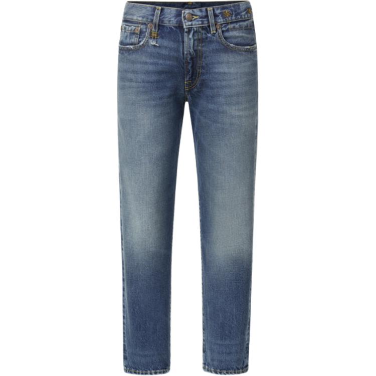 Укороченные прямые джинсы R13, синий
Укороченные прямые джинсы R13, синий