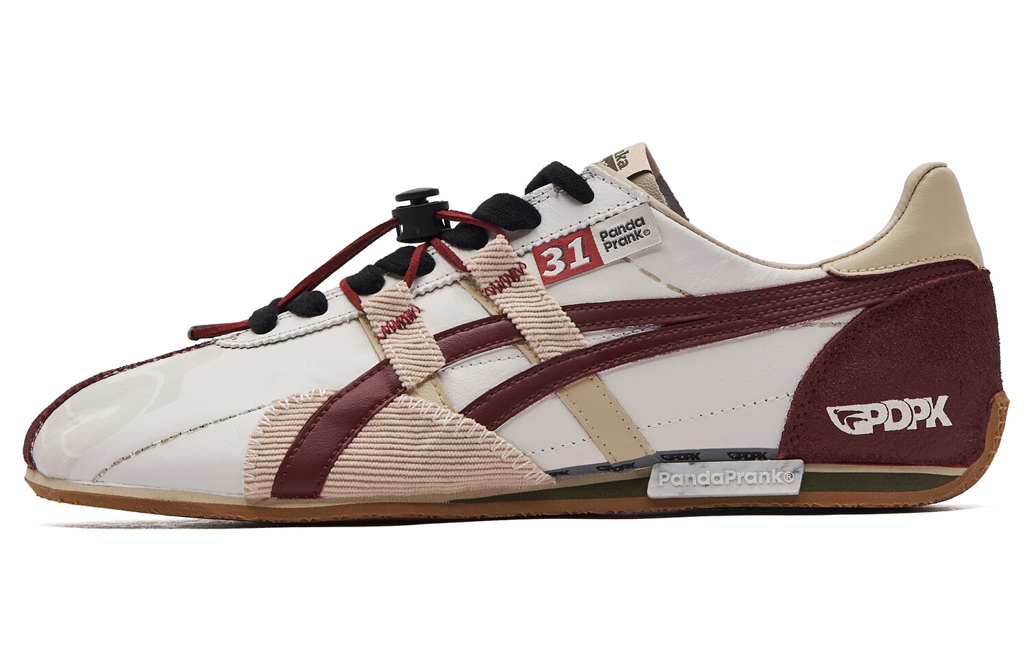 Кроссовки для бега Runspark унисекс с низким верхом, белые/розовые/красные Onitsuka Tiger